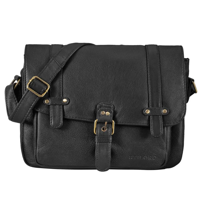 "Lara" Vintage Umhängetasche Damen Leder