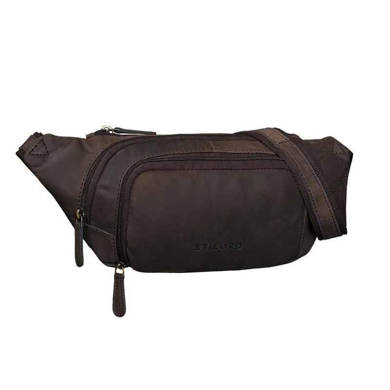 "Luke" Bauchtasche Leder Herren Damen