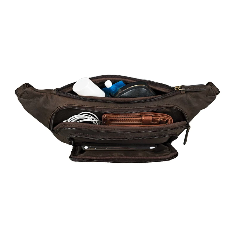 "Luke" Bauchtasche Leder Herren Damen