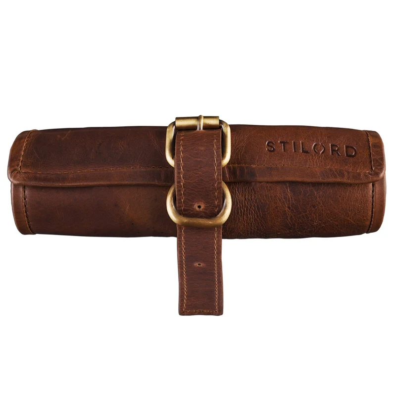 "Felix" Stifteetui Leder Vintage