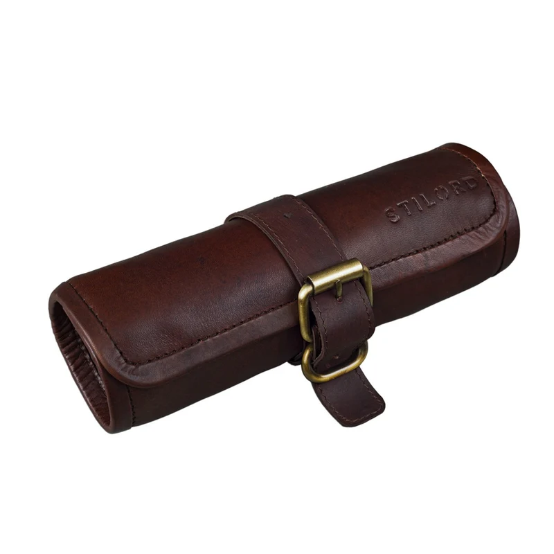"Felix" Stifteetui Leder Vintage