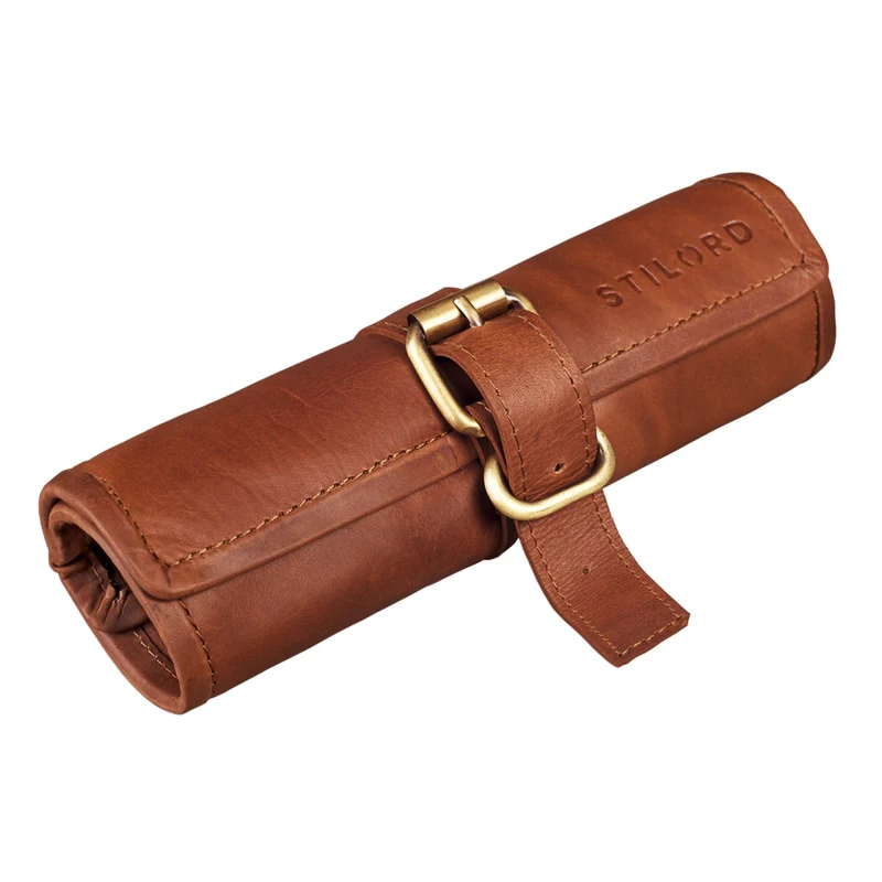 "Felix" Stifteetui Leder Vintage