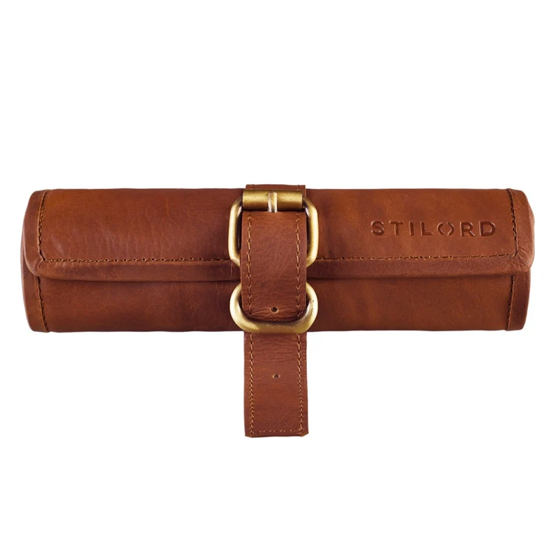 "Felix" Stifteetui Leder Vintage