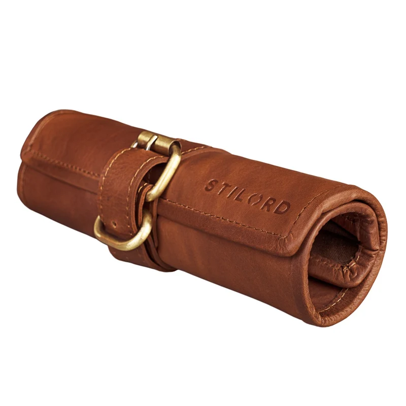 "Felix" Stifteetui Leder Vintage