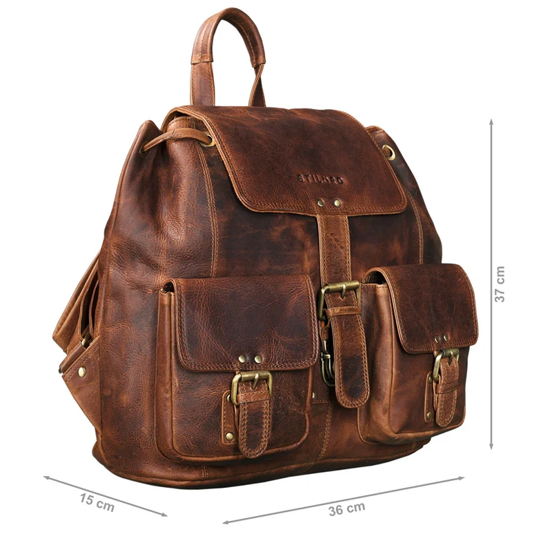 "Larissa" Vintage Rucksack Leder Damen