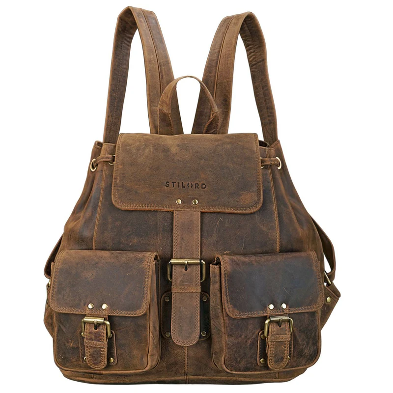 "Larissa" Vintage Rucksack Leder Damen