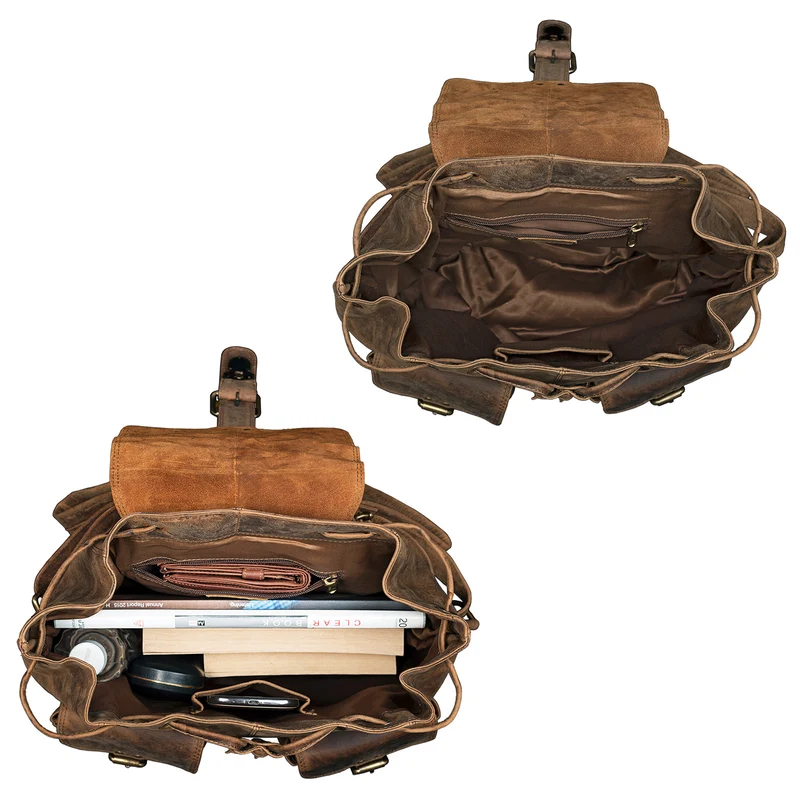 "Larissa" Vintage Rucksack Leder Damen
