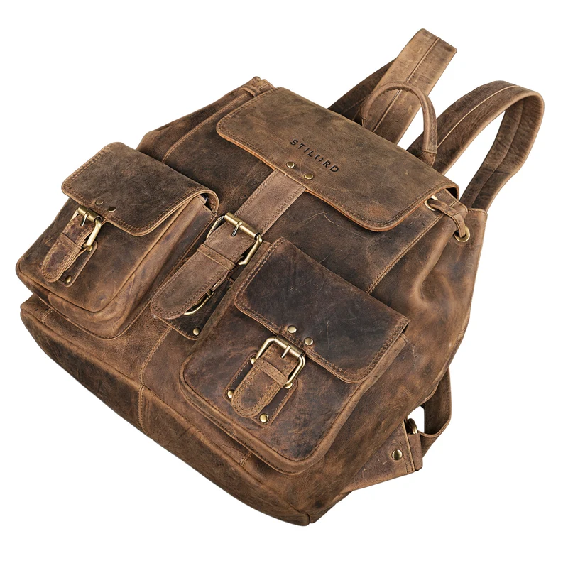 "Larissa" Vintage Rucksack Leder Damen