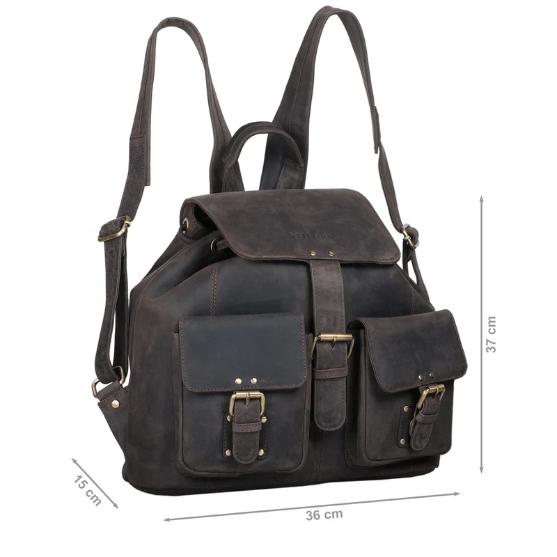 "Larissa" Vintage Rucksack Leder Damen