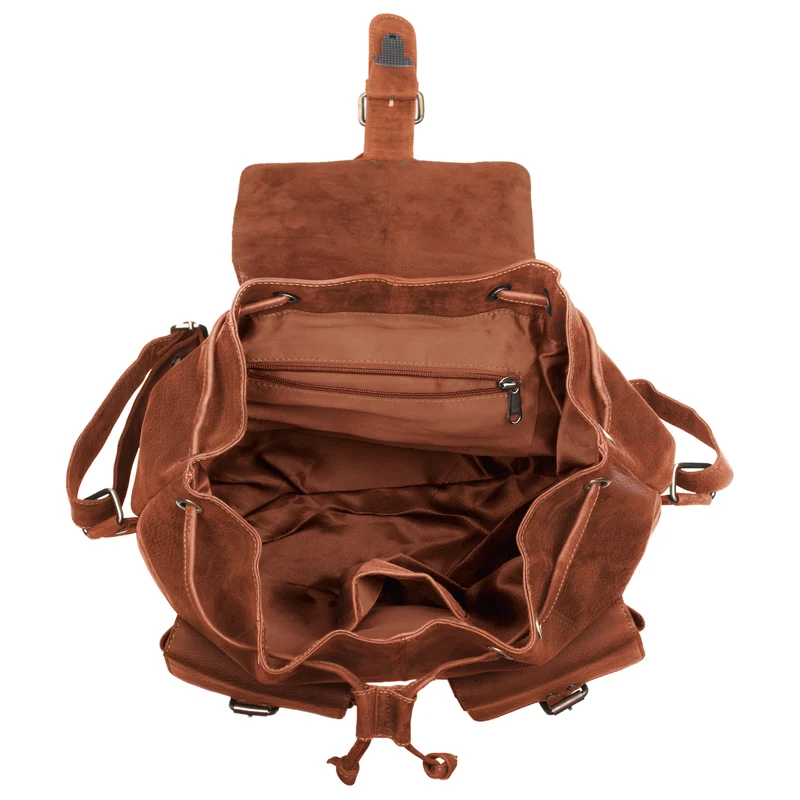 "Larissa" Vintage Rucksack Leder Damen