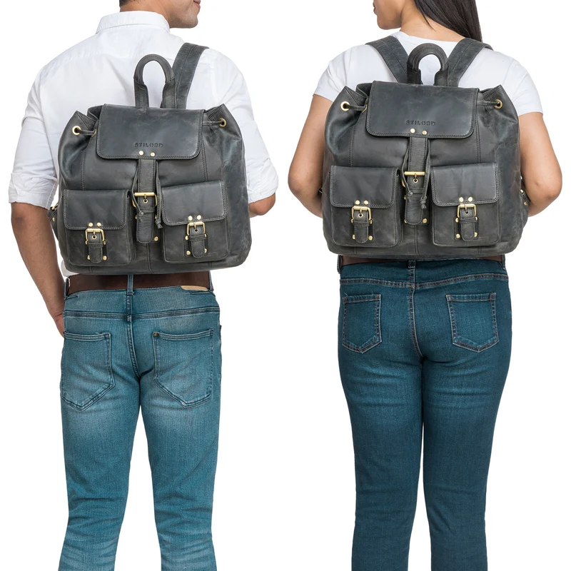 "Larissa" Vintage Rucksack Leder Damen
