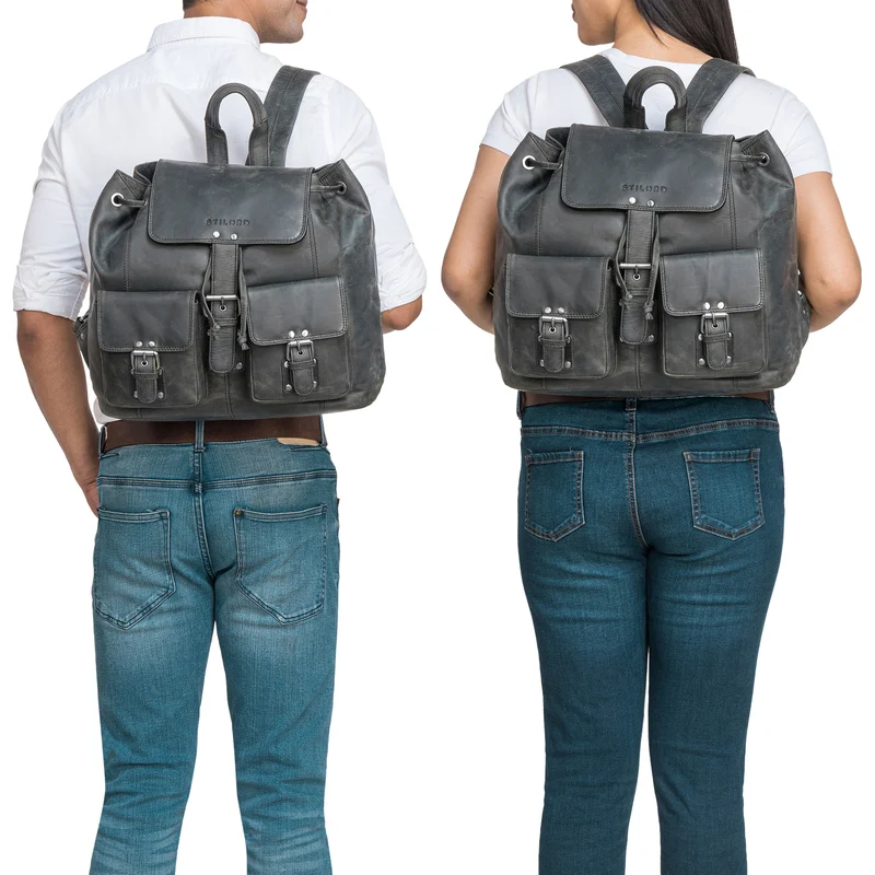 "Larissa" Vintage Rucksack Leder Damen