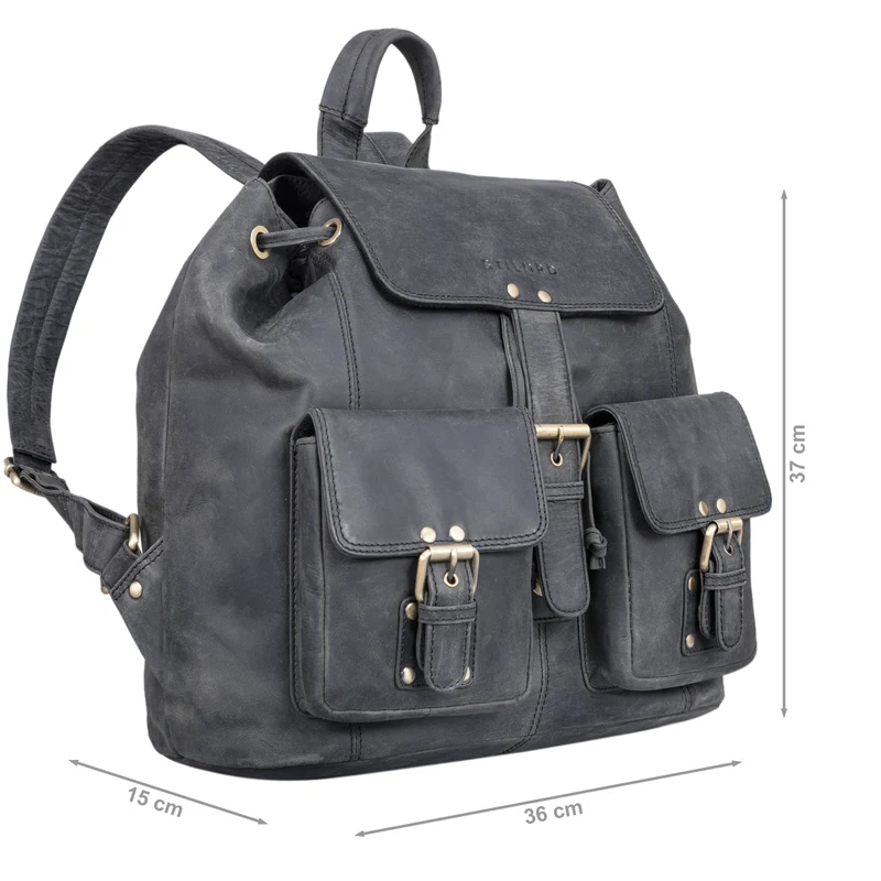 "Larissa" Vintage Rucksack Leder Damen