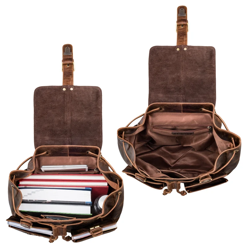 "Larissa" Vintage Rucksack Leder Damen