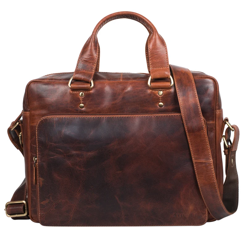 "Joshua" Vintage Businesstasche Leder