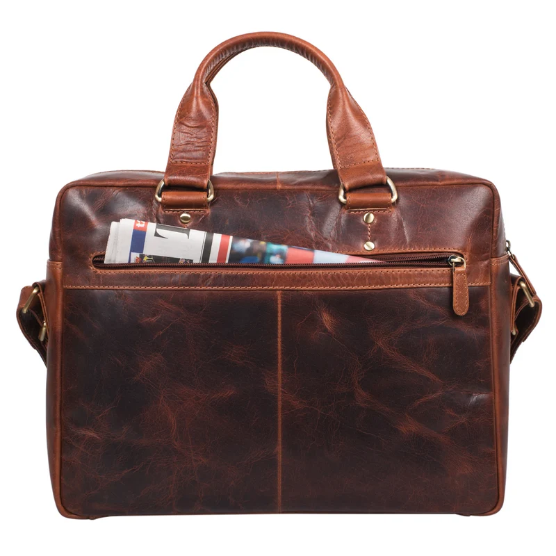 "Joshua" Vintage Businesstasche Leder