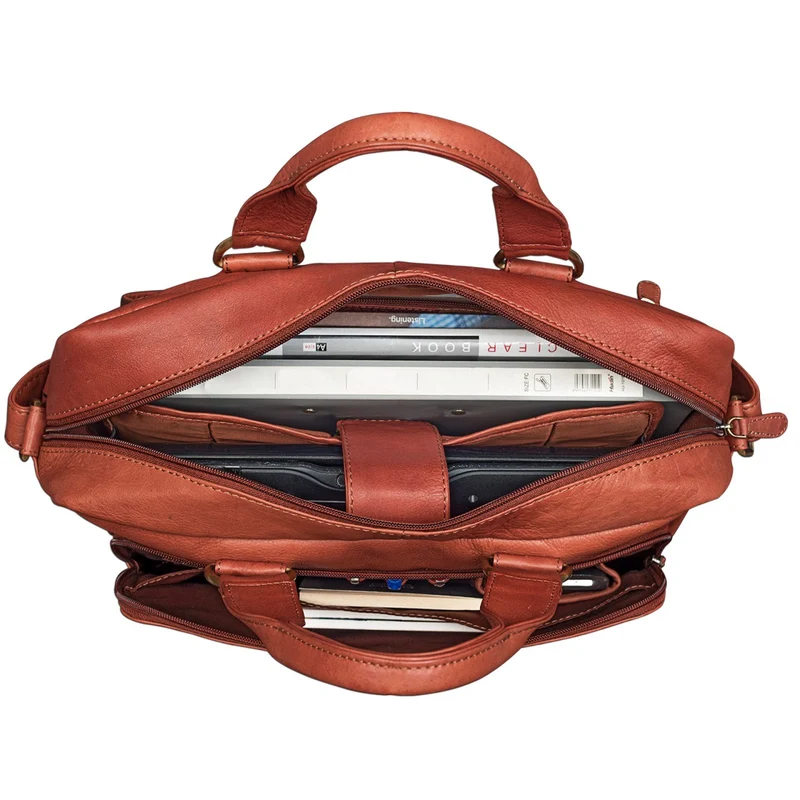 "Joshua" Vintage Businesstasche Leder