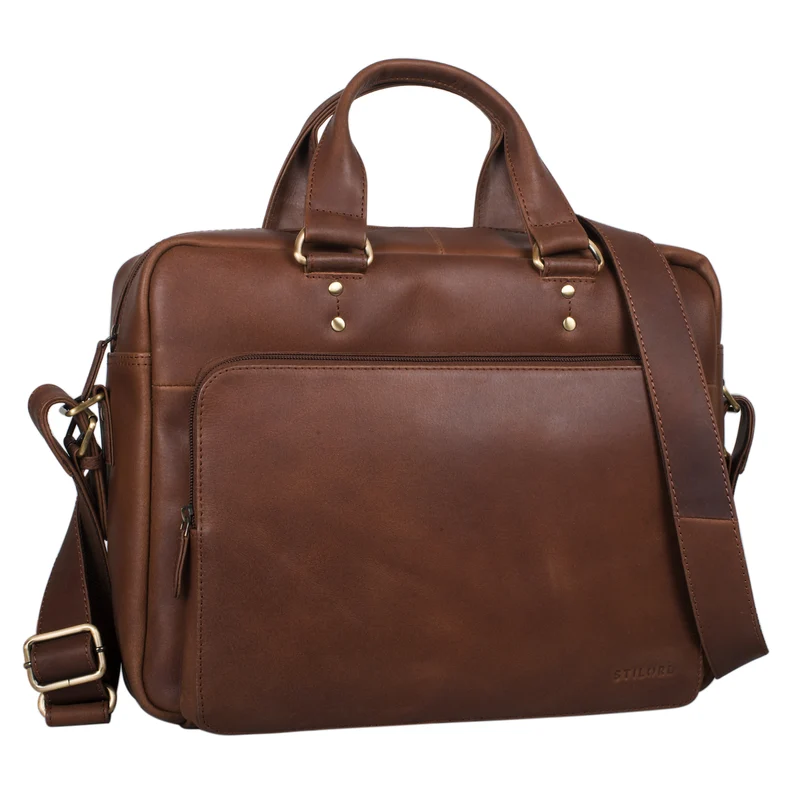 "Joshua" Vintage Businesstasche Leder