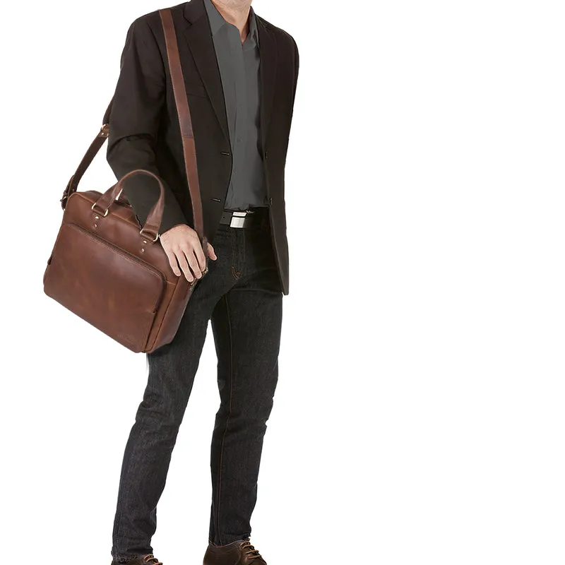 "Joshua" Vintage Businesstasche Leder