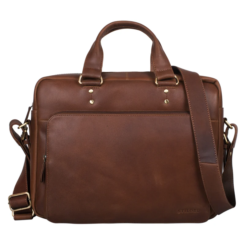 "Joshua" Vintage Businesstasche Leder