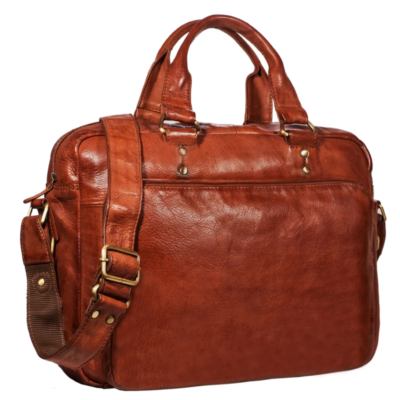 "Joshua" Vintage Businesstasche Leder