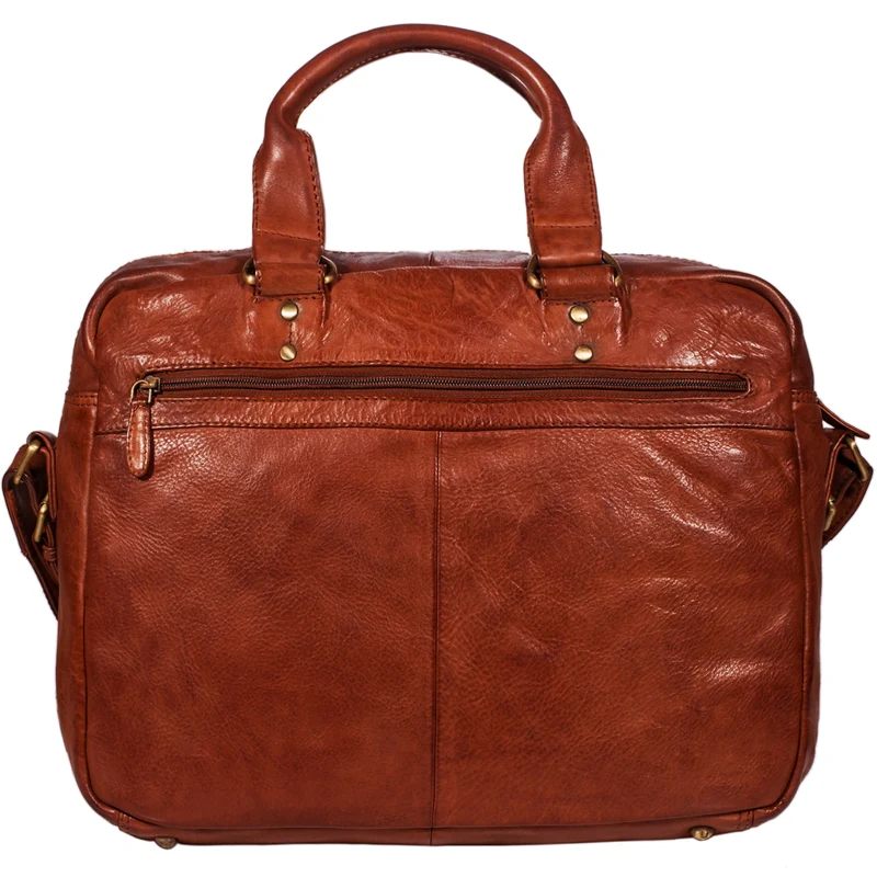 "Joshua" Vintage Businesstasche Leder
