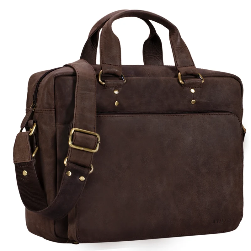"Joshua" Vintage Businesstasche Leder