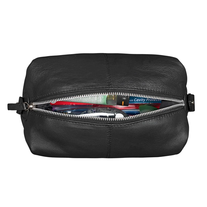"Carsten" Kulturtasche groß Leder