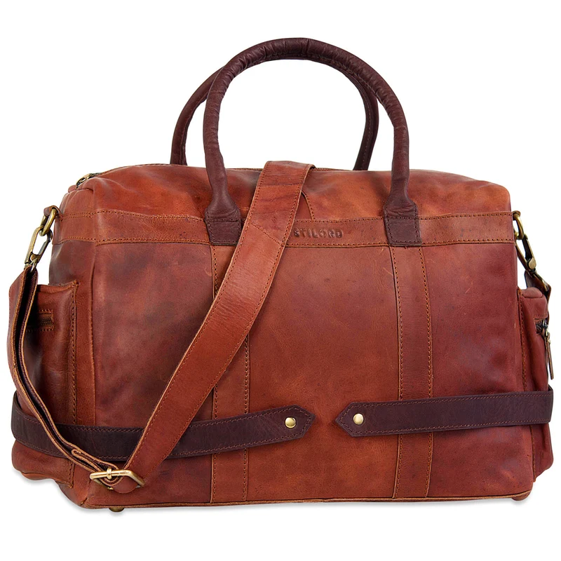 "Travis" Weekender Leder Vintage