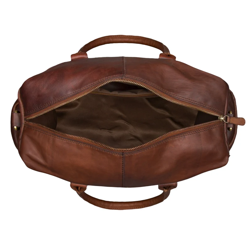 "Travis" Weekender Leder Vintage