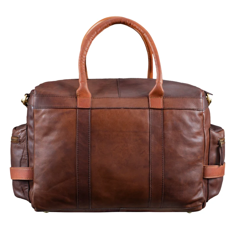 "Travis" Weekender Leder Vintage