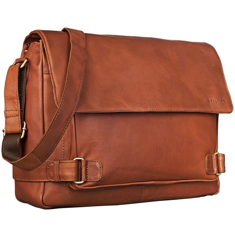 "Luca" Vintage Messenger Bag 15,6 Zoll