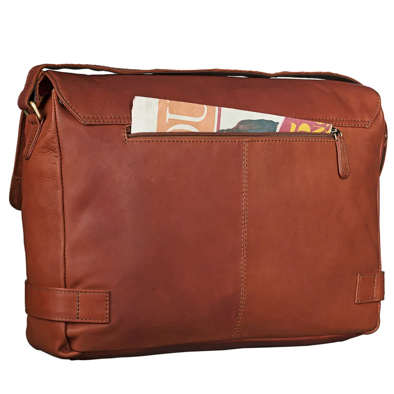 "Luca" Vintage Messenger Bag 15,6 Zoll