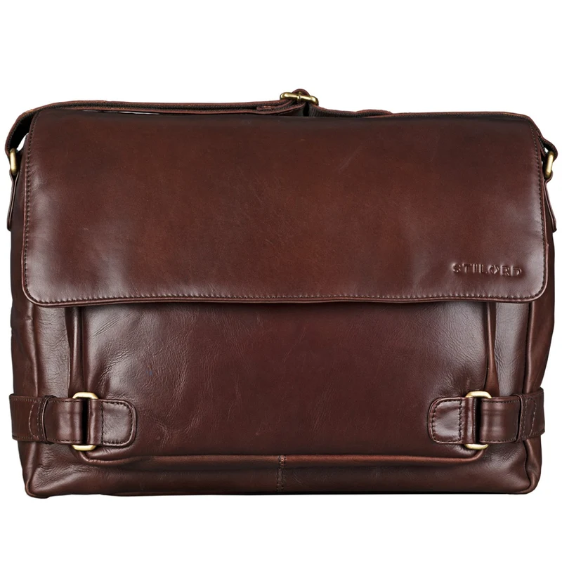 "Luca" Vintage Messenger Bag 15,6 Zoll