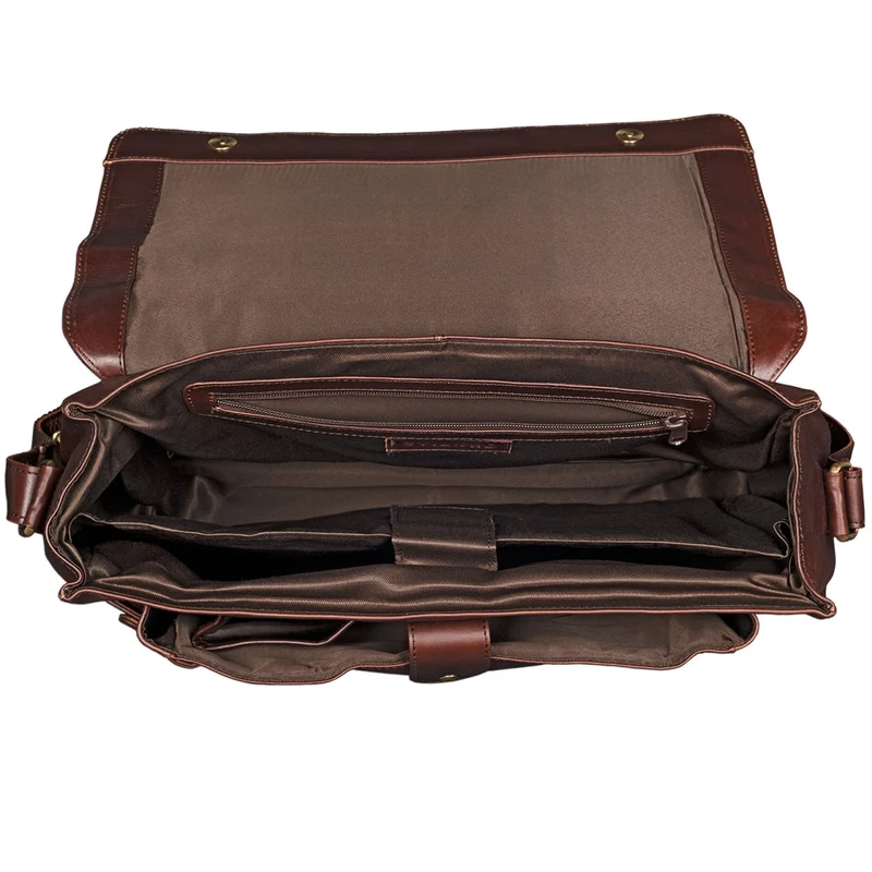 "Luca" Vintage Messenger Bag 15,6 Zoll