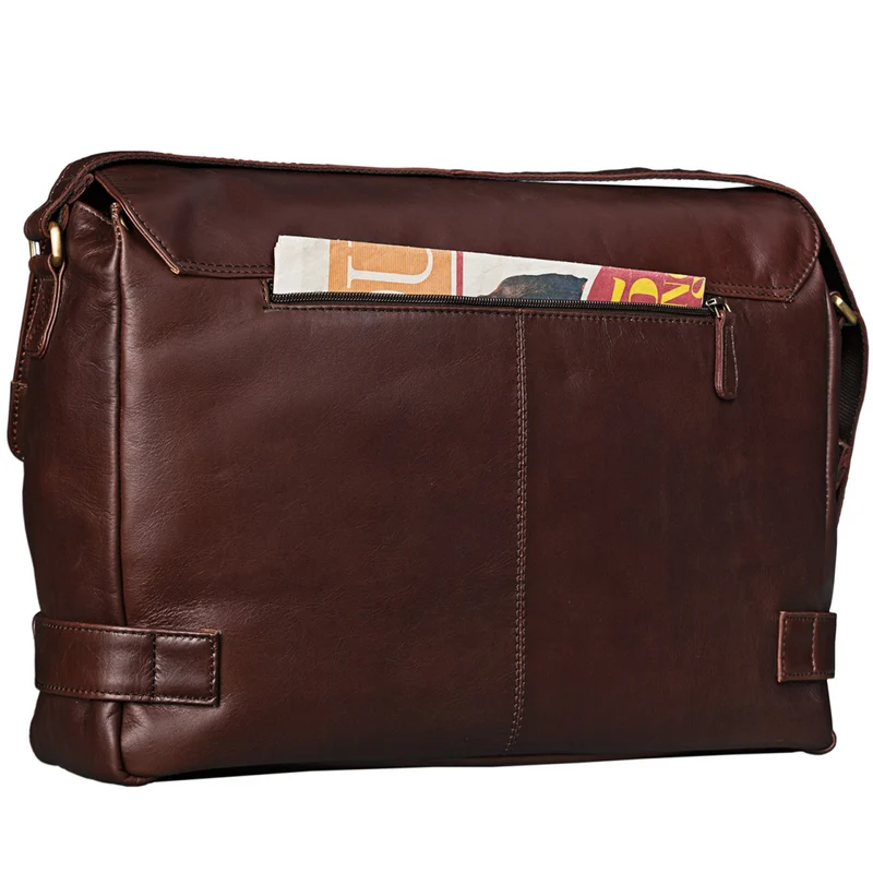 "Luca" Vintage Messenger Bag 15,6 Zoll