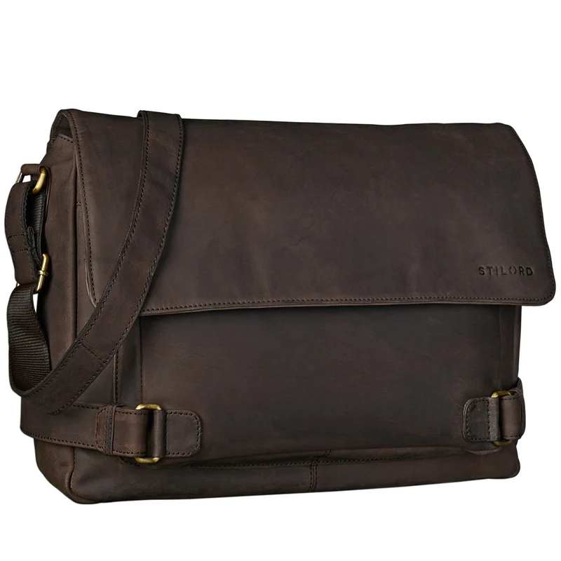 "Luca" Vintage Messenger Bag 15,6 Zoll