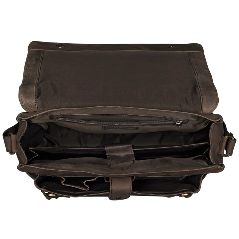 "Luca" Vintage Messenger Bag 15,6 Zoll