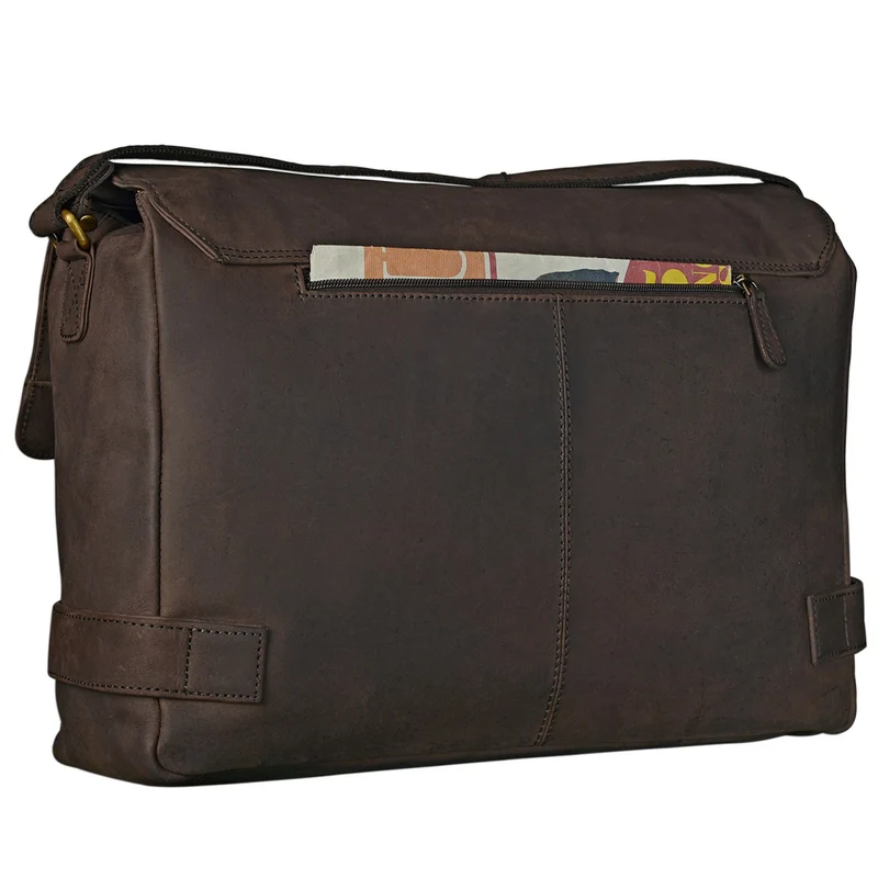 "Luca" Vintage Messenger Bag 15,6 Zoll