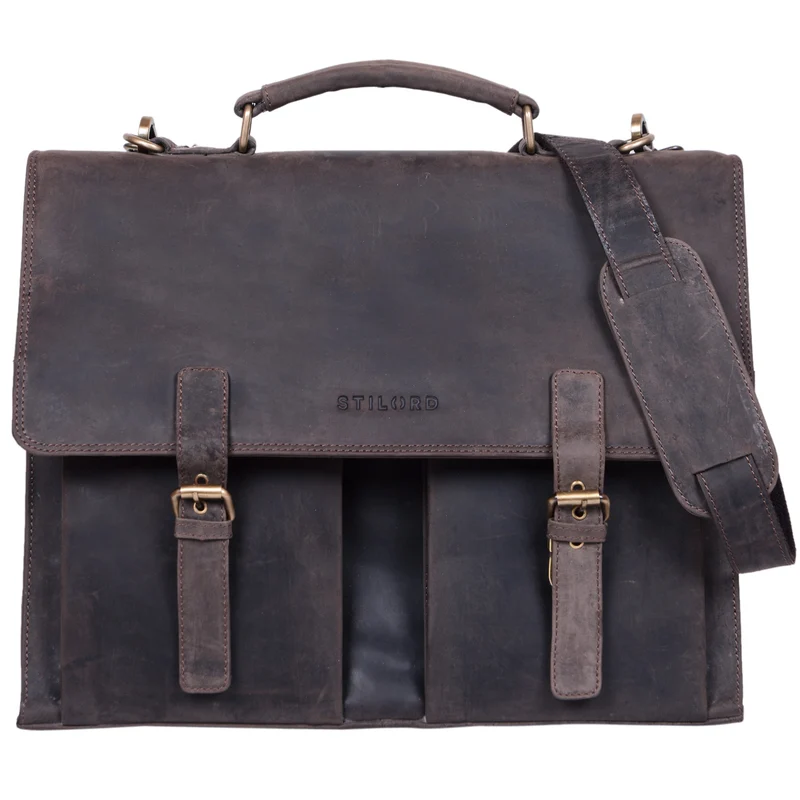B-WARE "Constantin" Vintage Lehrertasche