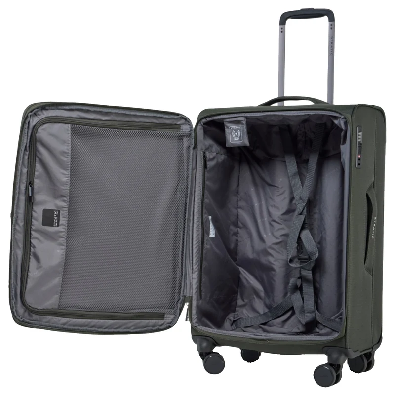 Stratic Lite - 4-Rollen-Trolley 65 cm erw. (dark green)