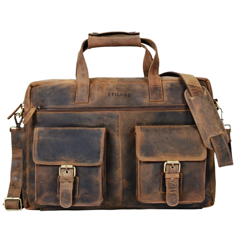 "Ron" Vintage Ledertasche 15.6 Zoll