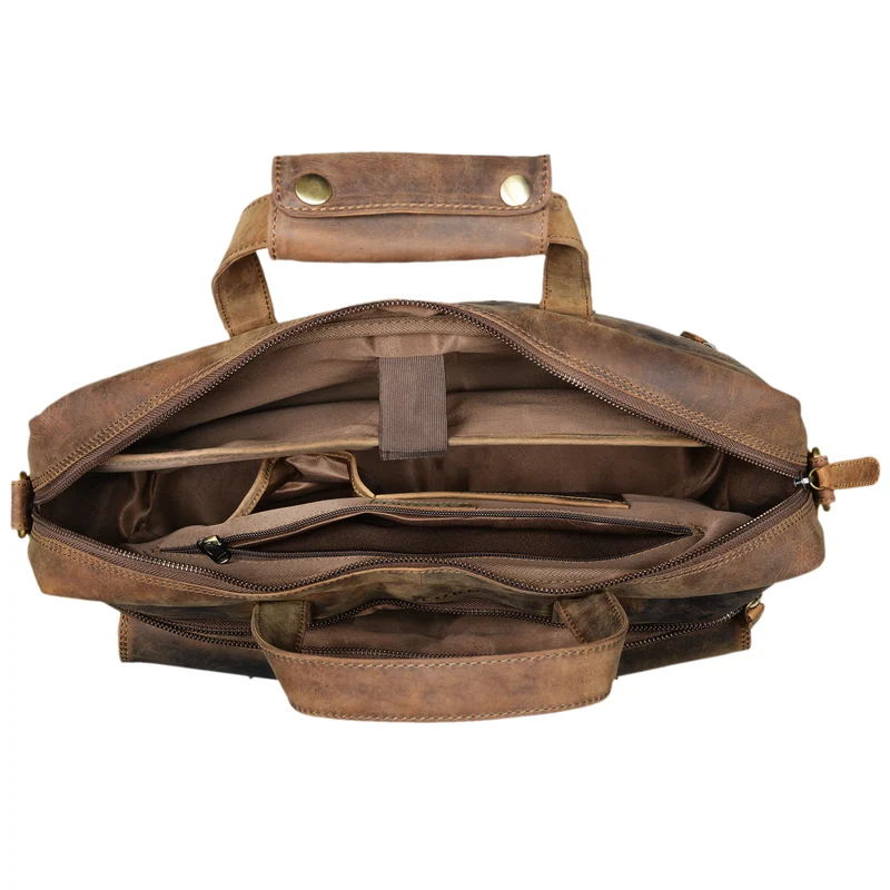 "Ron" Vintage Ledertasche 15.6 Zoll