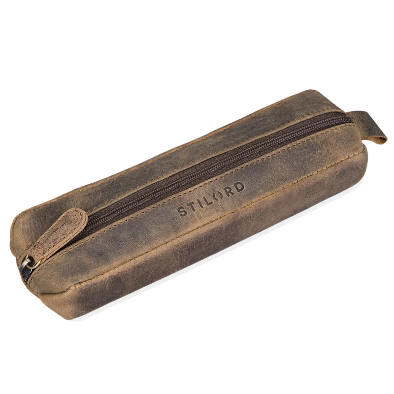 "Quinn" Federmappe Leder Vintage