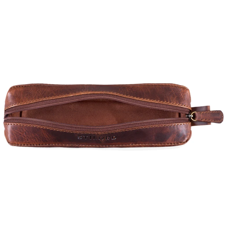 "Quinn" Federmappe Leder Vintage