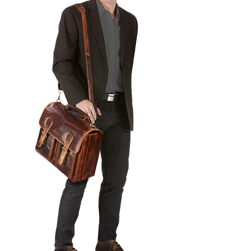 "Karl" Aktentasche Herren Lehrertasche