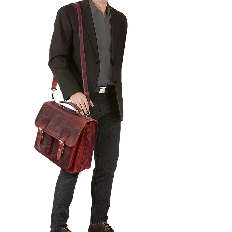 "Karl" Aktentasche Herren Lehrertasche
