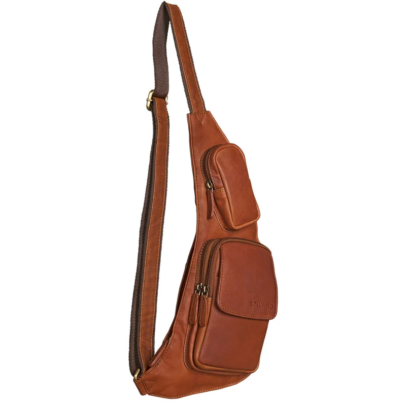 "Adrian" Brusttasche Leder