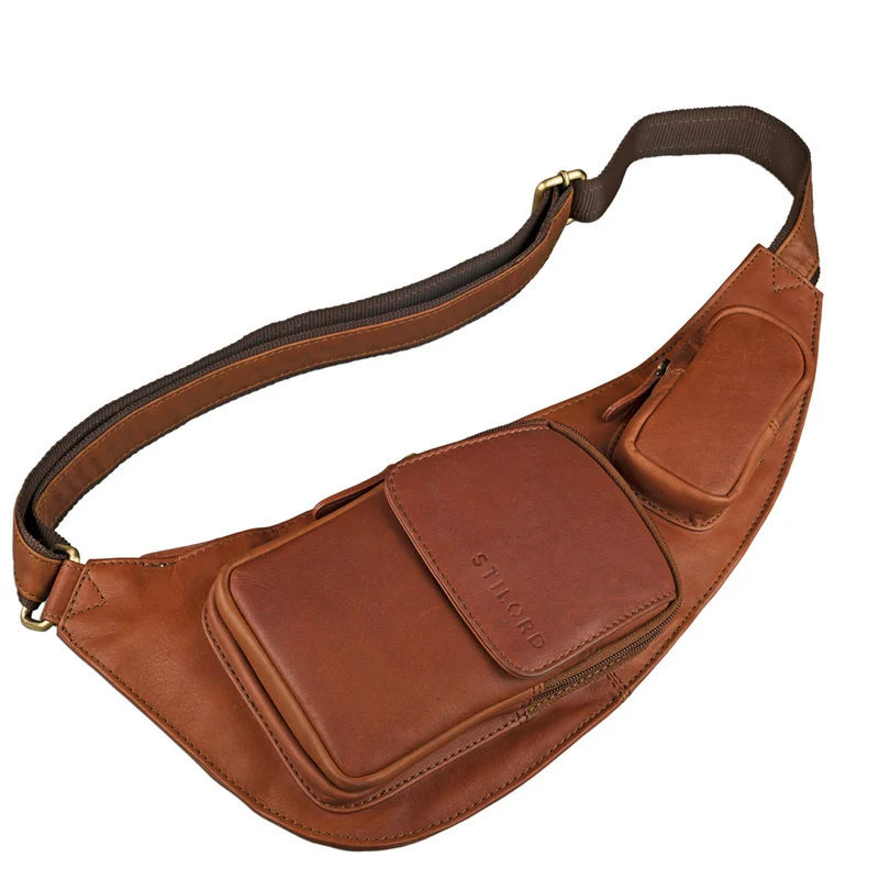 "Adrian" Brusttasche Leder