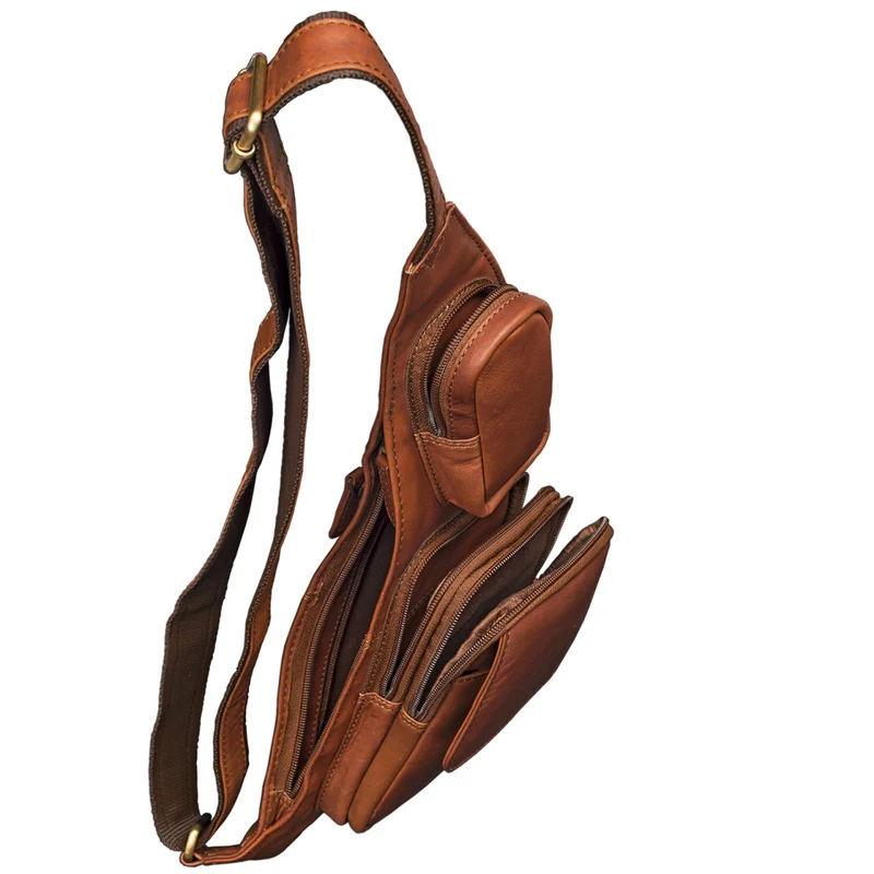 "Adrian" Brusttasche Leder